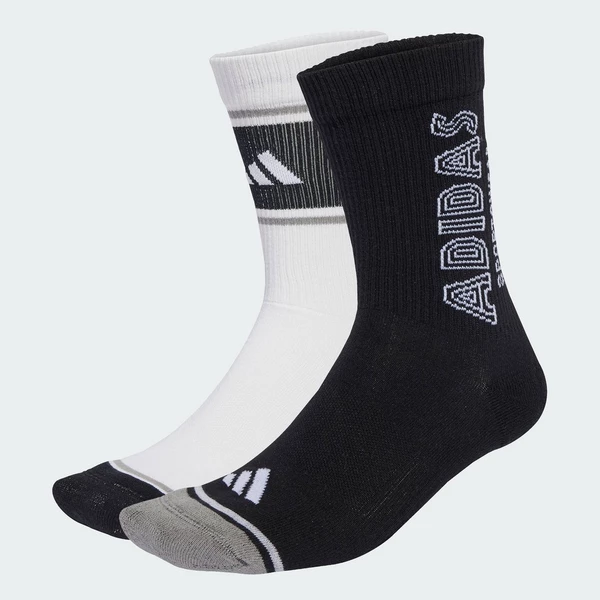 adidas Phong cách sống Bộ 2 Đôi Tất Future Icon Unisex Đen JZ8002