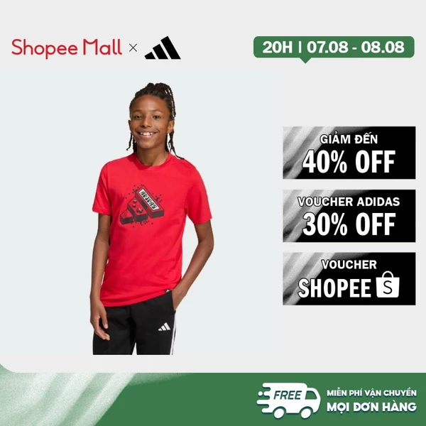 [Duy nhất 8.8 - VOUCHER 30%]adidas Phong cách sống ÁO THUN TRẺ EM GRAPHIC GAME Trẻ em Đỏ KA0529