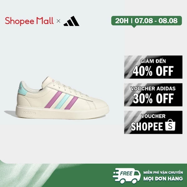[Duy nhất 8.8 - VOUCHER 30%]adidas Phong cách sống GIÀY GRAND COURT 2.0 Nữ trắng JS1755