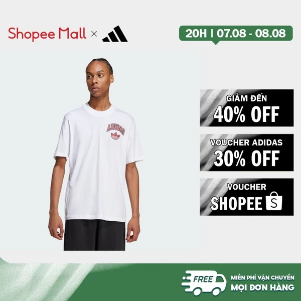 [Duy nhất 8.8 - VOUCHER 30%]adidas Phong cách sống Áo thun VTCT 2 Nam trắng IZ2556