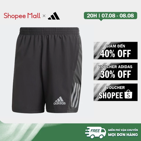 [Duy nhất 8.8 - VOUCHER 30%]adidas Chạy Quần Short Own the Run Nam Xám HB7454