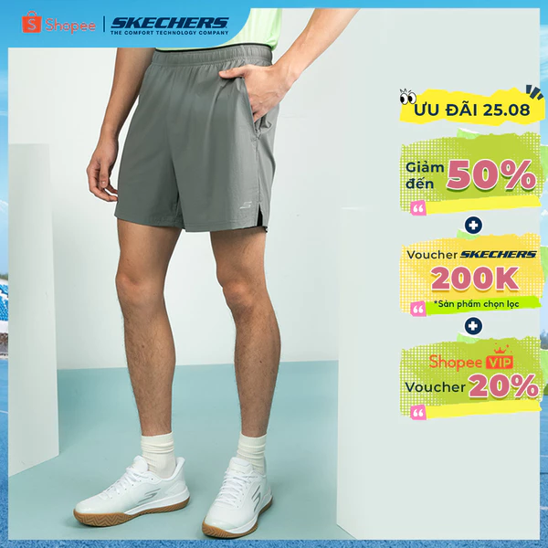 Quần Đùi Thể Thao Nam Skechers Running Performance Shorts - SP325M359-0492