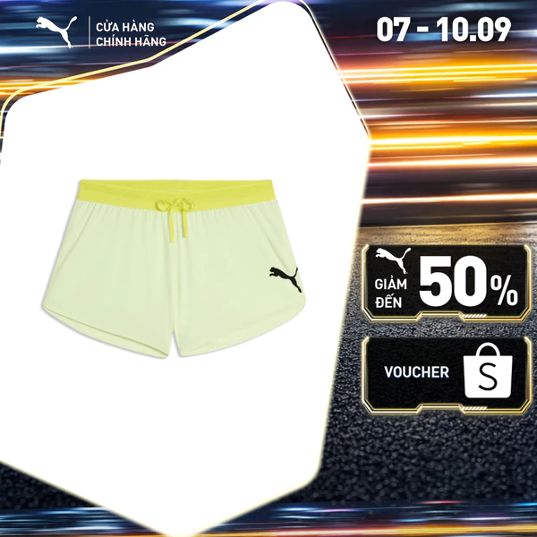 Quần Đùi Chạy Bộ PUMA Nam M LIGHTSPEED UW 2 SPLIT SHRT Apple Spritz Màu Xanh Lá