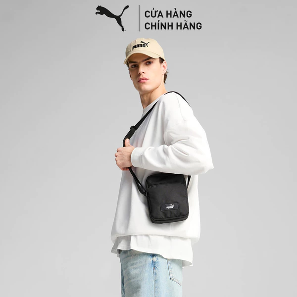 Túi Đeo Vai Thời Trang PUMA Unisex ACADEMY Portable Black Màu Đen