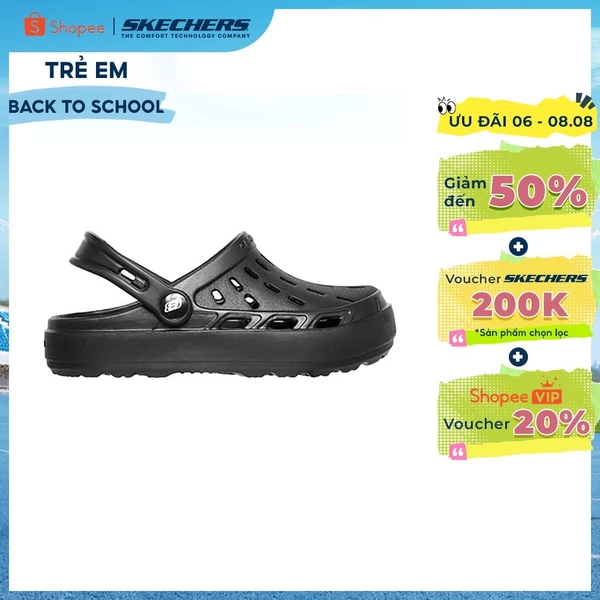 Giày Clog Bé Trai Skechers Foamies Swifters - 400064L-BBK