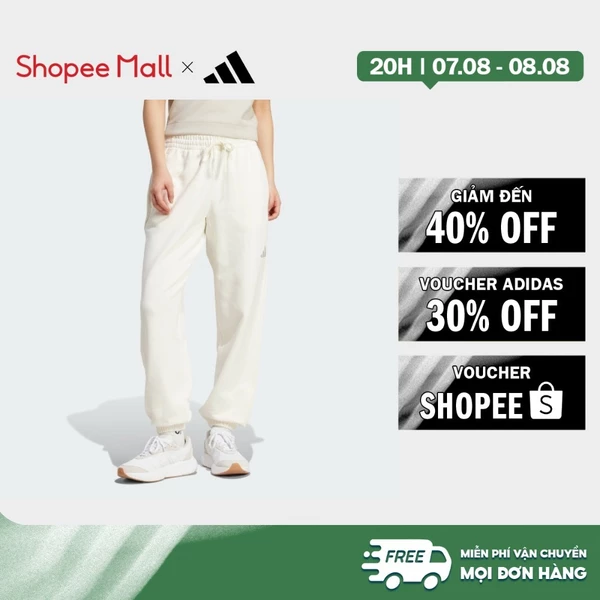 [Duy nhất 8.8 - VOUCHER 30%]adidas Phong cách sống Quần Vải Thun Da Cá Dáng Suông ALL SZN Nữ trắng JY1562