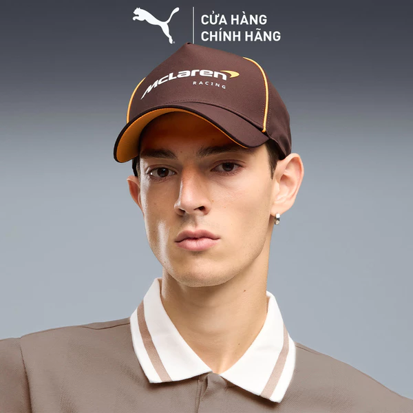 Nón Thể Thao PUMA Unisex McLAREN BB Cap Chocolate Fondue Màu Nâu