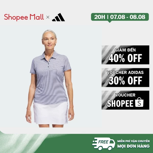 [Duy nhất 8.8 - VOUCHER 30%]adidas Đánh gôn Áo Polo Ngắn Tay Ottoman Nữ Nữ Màu xanh da trời IP8674