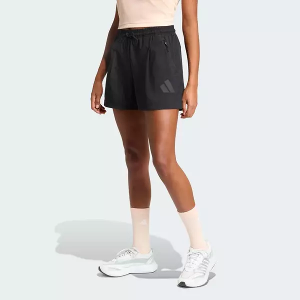 adidas Phong cách sống Quần Short Dệt adidas Z.N.E. Nữ Đen KD8459