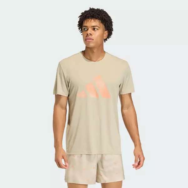 adidas Running adi365 Running Essentials Brand Love T-shirt Men Brown KC4274