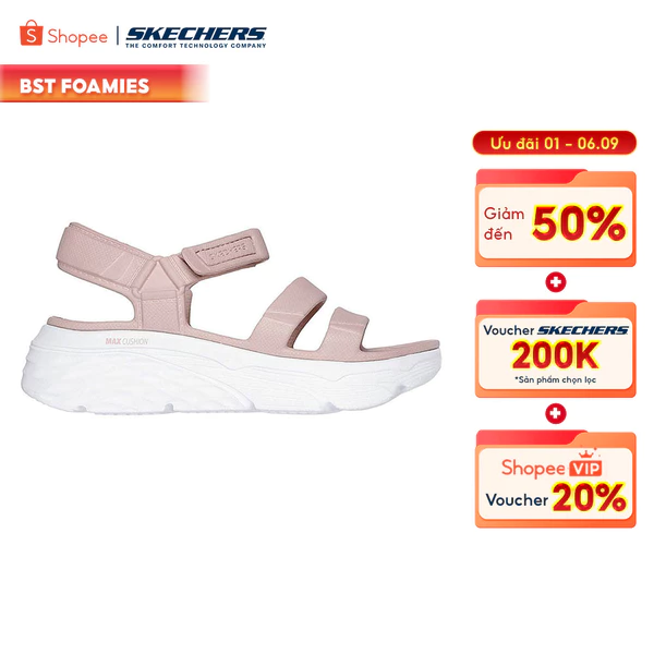 Xăng Đan/Dép Nữ Skechers Foamies Max Cushioning Aura - 111126-LTPK