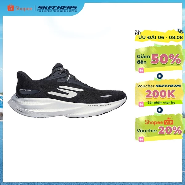 Giày Thể Thao Nam Skechers GOrun SKX Aero Spark Chạy Bộ Tập luyện-246200-BKW