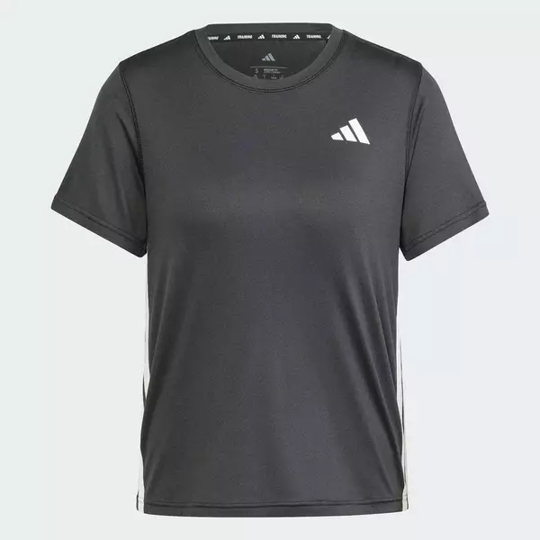 adidas Gym & Training & Bóng lưới Áo Thun Tập Luyện 3 Sọc Train Essentials Nữ Đen JH1392