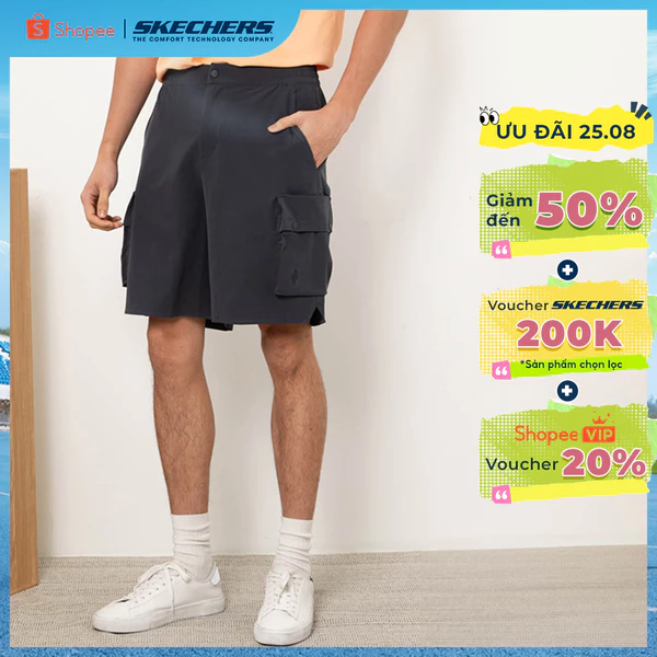 Quần Đùi Thể Thao Nam Skechers Basketball Culture Shorts-SL325M385-00W5 Online Sale