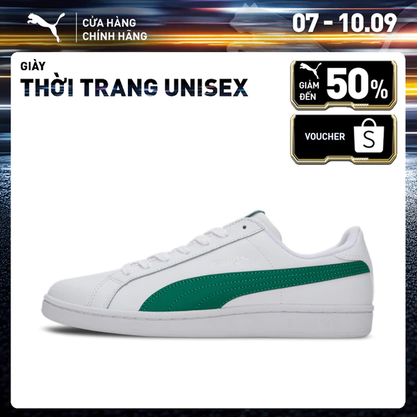 Giày thời trang PUMA Unisex Smash Leather Màu Trắng