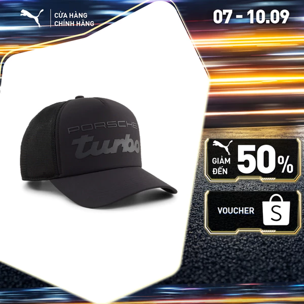 Nón Thể Thao PUMA Unisex PL Trucker Cap Black Màu Đen
