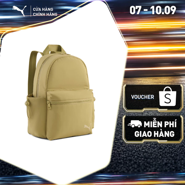 Balo Thể Thao PUMA Nữ HER Small Backpack Chai Latte Màu Nâu