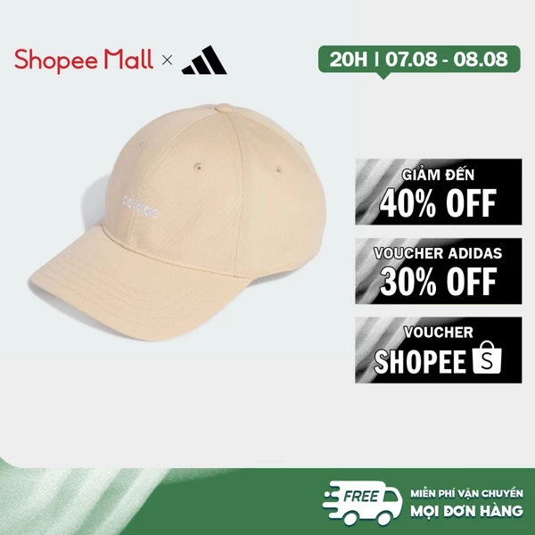 [Duy nhất 8.8 - VOUCHER 30%]adidas Phong cách sống Mũ Lưỡi Trai Thêu Linear Unisex Be KD2108