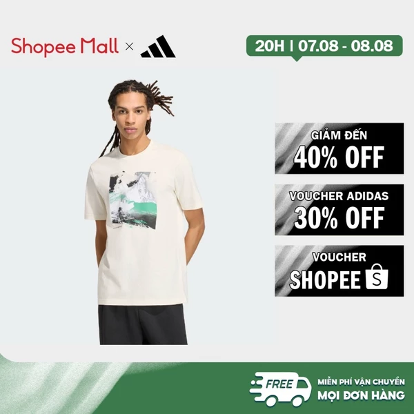 [Duy nhất 8.8 - VOUCHER 30%]adidas Phong cách sống ÁO THUN GRAPHIC MEMORIES OF SPORT OUTDOOR Nam trắng KC7095
