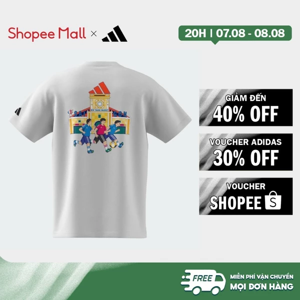 [Duy nhất 8.8 - VOUCHER 30%]adidas Phong cách sống VNM SPORTS TEE Unisex trắng KH0748