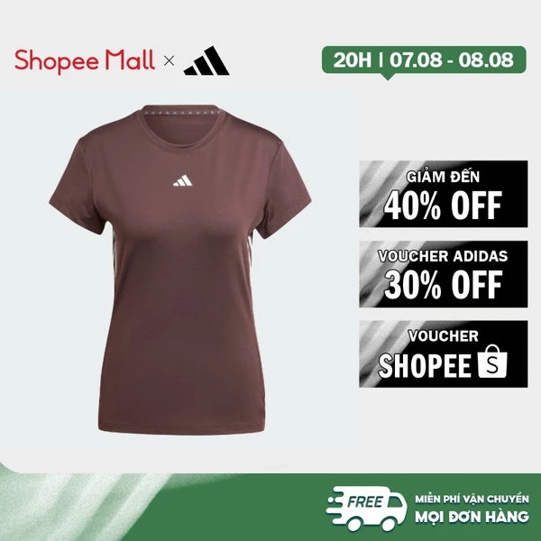 [Duy nhất 8.8 - VOUCHER 30%]adidas Gym & Training Áo Thun Tập Luyện Hyperglam Nữ nâu IX3252