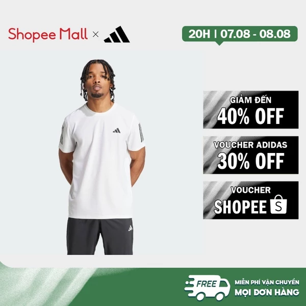 [Duy nhất 8.8 - VOUCHER 30%]adidas Chạy Áo Thun Own the Run Nam trắng IK7436