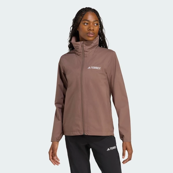 adidas Hiking Áo Khoác Mưa Đa Năng 2 Lớp Multi Essentials Nữ nâu JY0480