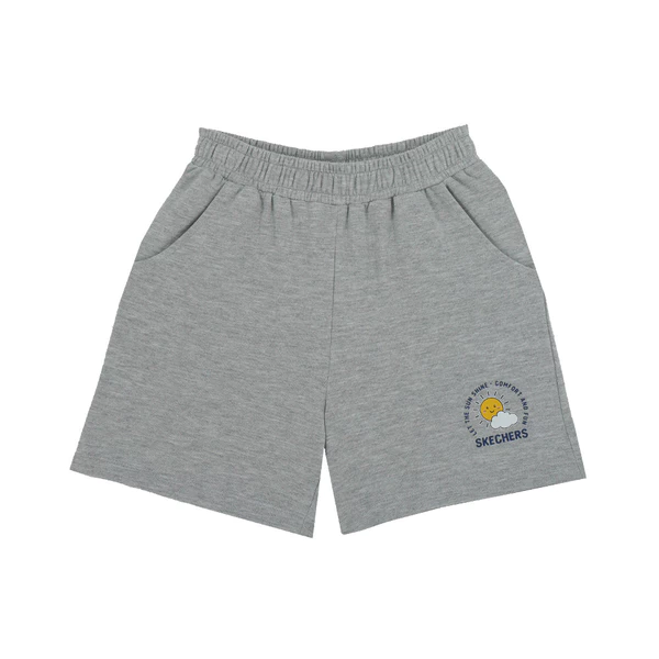 Quần Đùi Thể Thao Bé Trai Skechers Joyful Expression Shorts - SL124B025-LGYM Online Sale