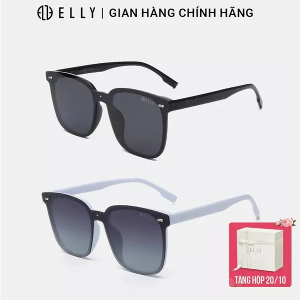 Kính mắt nữ ELLY EK134 gọng TR90 tròng phân cực TAC chống tia UV400 chống chói thời trang cao cấp