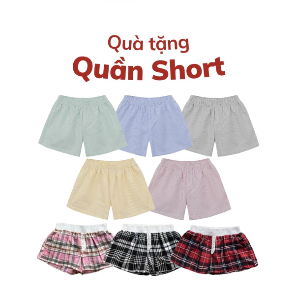 [QUÀ TẶNG KO BÁN] CHÍNH HÃNG - Quần Short Kẻ Caro - Nam Nữ Dày dặn thoáng mát - TheGlam