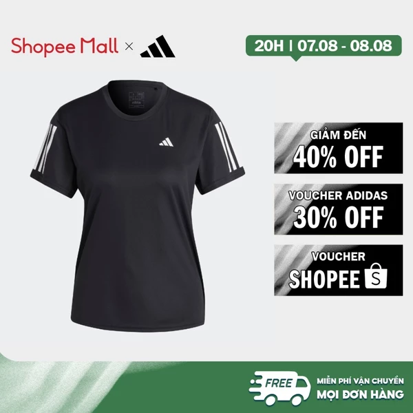 [Duy nhất 8.8 - VOUCHER 30%]adidas Chạy Áo Thun Own the Run Nữ Đen IC5188