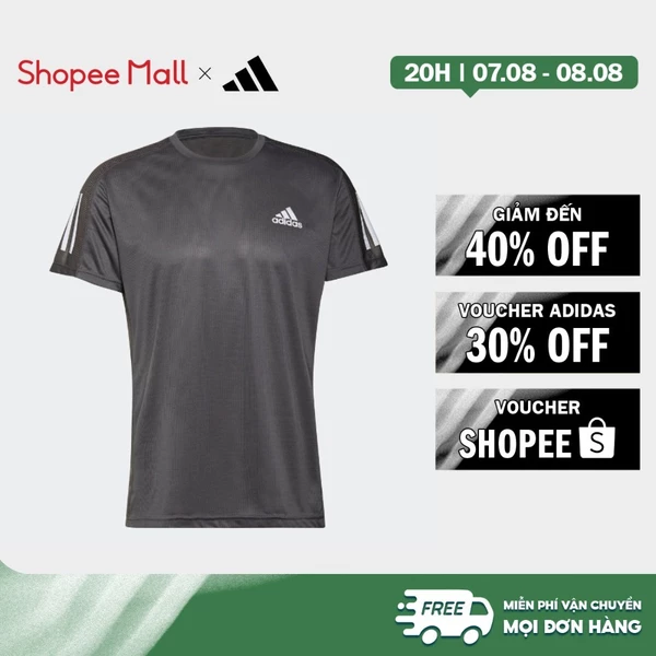 [Duy nhất 8.8 - VOUCHER 30%]adidas Running Own the Run Tee Men Grey H34487