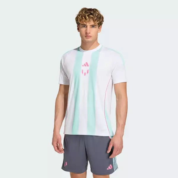 adidas Bóng đá Áo Jersey Tập Luyện Messi Nam trắng KD6421