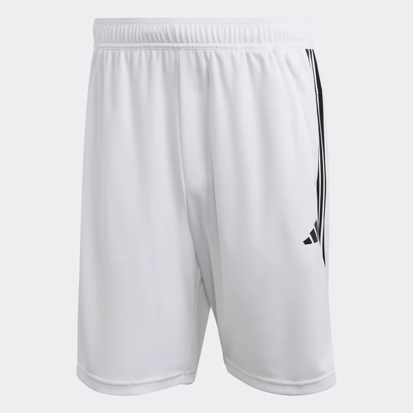 adidas Gym & Training Quần Short Tập Luyện Vải Pique 3 Sọc Train Essentials Nam trắng IB8244