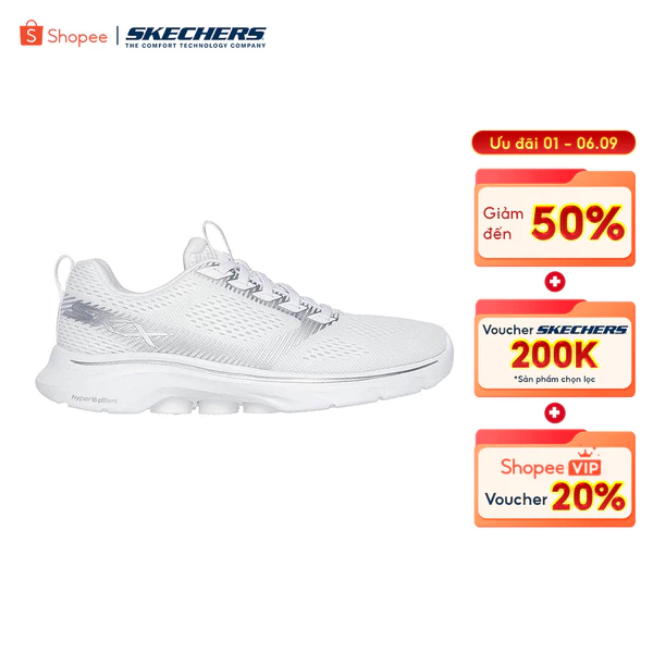 Giày Thể Thao Nữ Skechers GOwalk 7 Hailey Đi Bộ - 125251-WSL Air-Cooled Goga Mat