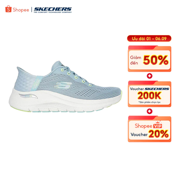 Giày Thể Thao Nữ Skechers Slip-ins Sport Arch Fit 2.0 Easy Chic Thường Ngày - 150066-BLLM Online Sale