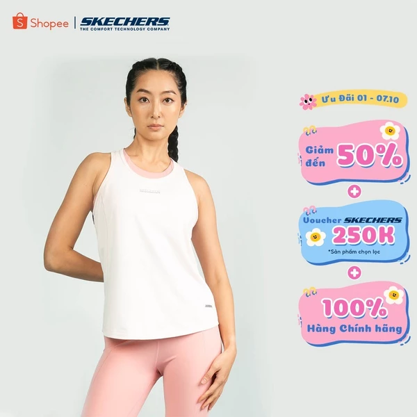 Sports Tank Top Nữ Skechers Running Performance Sports Tank Top - SP325W290-04UB