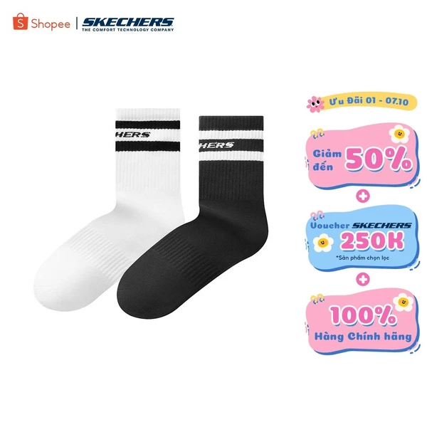 Vớ Thể Thao Nam Skechers Sport Utility Socks Crew Socks (2 Pairs) - L125M087-030G