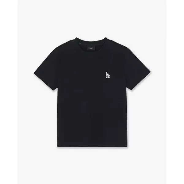MLB - Áo thun nữ cổ tròn tay ngắn Basic Small Logo_3FTSB0164-07BKS