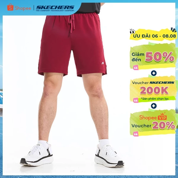Quần Đùi Thể Thao Nam Skechers Dynamic Walking Performance Shorts - SP225M057-000Y Online Sale