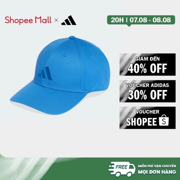[Duy nhất 8.8 - VOUCHER 30%]adidas Phong cách sống Mũ Bóng Chày Logo Mới Unisex Màu xanh da trời KF0410