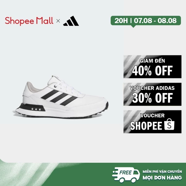 [Duy nhất 8.8 - VOUCHER 30%]adidas Đánh gôn Giày Golf Da Đinh Liền S2G 24 Nam trắng JI4034