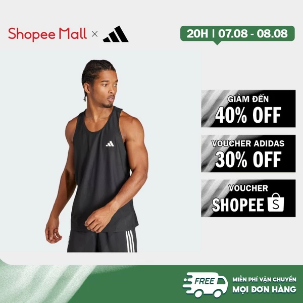 [Duy nhất 8.8 - VOUCHER 30%]adidas Chạy Áo Tank Top Own The Run Nam Đen IN1499