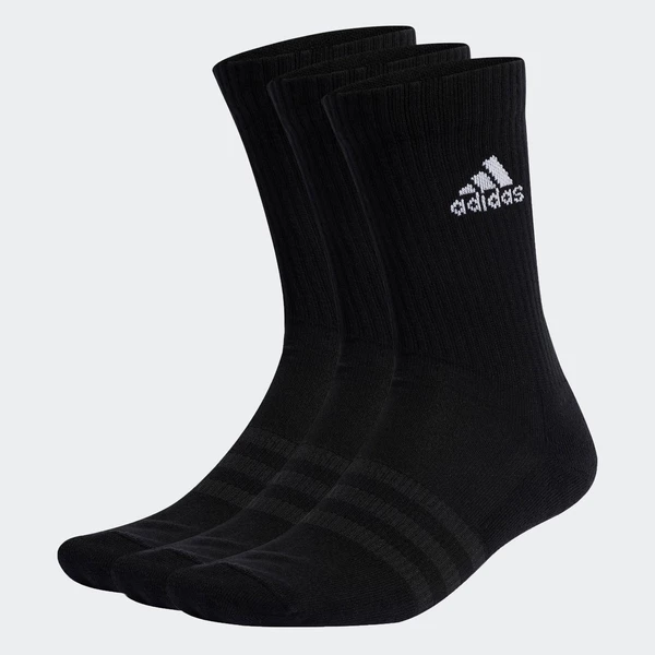 adidas Phong cách sống & Bóng rổ Bộ 3 Đôi Tất Cao Cổ Có Đệm Unisex Đen IC1310