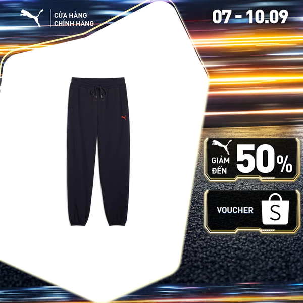 Quần Dài Thời Trang PUMA Unisex PREMIUM ESS Sweatpants New Navy Màu Xanh