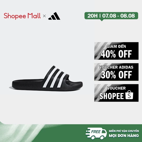 [Duy nhất 8.8 - VOUCHER 30%]adidas Bơi lội & Phong cách sống Dép quai ngang Adilette Aqua Unisex Đen F35543
