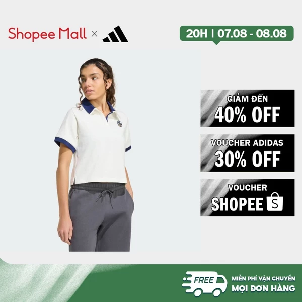 [Duy nhất 8.8 - VOUCHER 30%]adidas Phong cách sống Áo Thun POP ART GRAPHIC POLO Q2 Nữ trắng KB7205