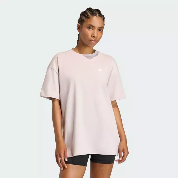 adidas Gym & Training Áo Thun Tập Luyện Oversize PrimeLift Essentials Nữ Màu tím KE8523