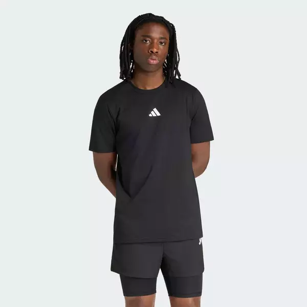 adidas Gym & Training ÁO THUN GRAPHIC TẬP LUYỆN RẰN RI CLIMACOOL Nam Đen KQ9874