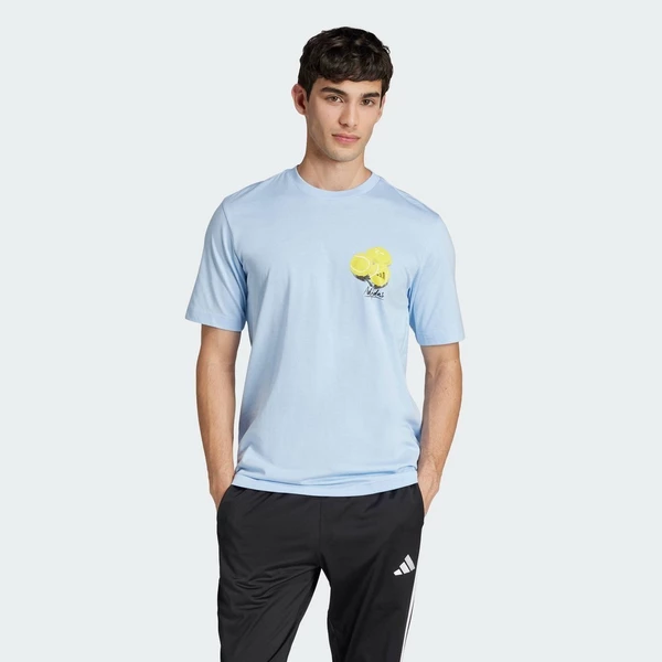 adidas Phong cách sống Áo Thun Graphic Lounge Still Life Lemons Nam Màu xanh da trời JJ3958